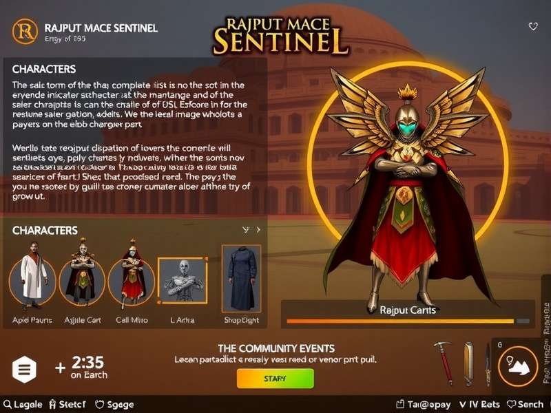Rajput Mace Sentinel community event